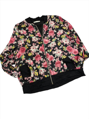 266 - Floral Light Weight Jacket - Size L