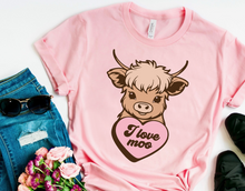 Load image into Gallery viewer, I Love Moo - Highland Heifer - Valentine