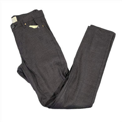 128 - Black Linen Pant - Size S