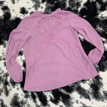 Load image into Gallery viewer, 312 - Lavendar Lace Top - Size S