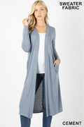 Load image into Gallery viewer, 277 - Dusty Blue Long Cardigan