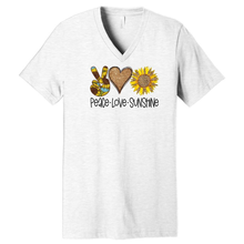 Load image into Gallery viewer, Peace. Love. Sunshine. w/ Sunflower &amp; Leopard