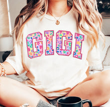 Load image into Gallery viewer, GIGI - Faux Appliqué w/ Pastel Leopard Print