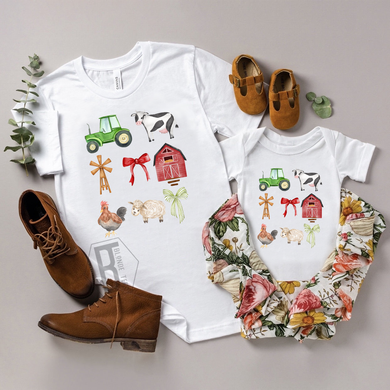 Mommy & Me - Farm w/ Bows