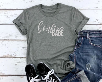 Bonfire Babe - Silver Ink