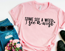 Load image into Gallery viewer, Some See A Weed I See A Wish - Black Ink