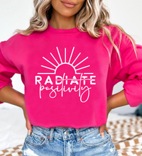 Load image into Gallery viewer, Radiate Positivity - White Ink