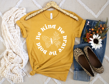 Load image into Gallery viewer, Be Kind Be Brave Be Bold - Butterfly - White Ink