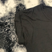 Load image into Gallery viewer, 281 - Black Short Sleeve Blouse With Folded Sleeve