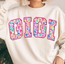 Load image into Gallery viewer, GIGI - Faux Appliqué w/ Pastel Leopard Print