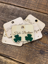 Load image into Gallery viewer, Shamrock Earrings