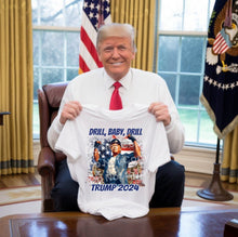 Load image into Gallery viewer, Drill Baby Drill - Design 1 - Trump - Unisex Tee