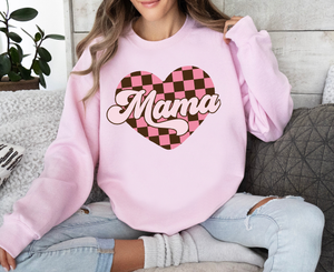 Mama Checkered Heart - Valentine