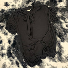 Load image into Gallery viewer, 278 - Black Blouse with Bow