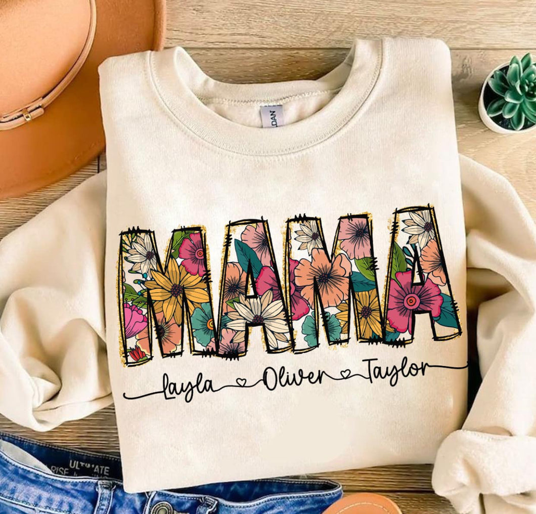 CUSTOM - Floral Mama - Multi Color