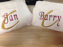 Load image into Gallery viewer, Personalized Embroidery Towels, Easter Gifts, Graduation Gifts, Mothers Day Gifts