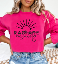 Load image into Gallery viewer, Radiate Positivity - Black Ink