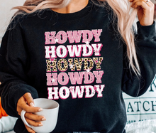 Load image into Gallery viewer, Howdy - Repeat - Pink &amp; Leopard - Design 1