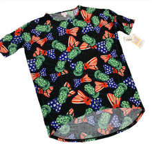 Load image into Gallery viewer, 289 - LuLaRoe - Black - Lady Liberty - High Low Top - Size S