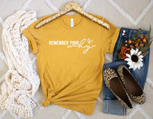 Load image into Gallery viewer, Remember Your Why - White Ink