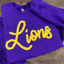 Load image into Gallery viewer, Lions - Chenille Yarn Embroidery