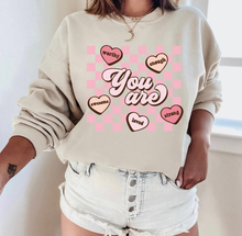 Load image into Gallery viewer, You Are Worthy. Enough. Awesome. Loved. Strong. - Valentine