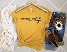 Load image into Gallery viewer, Remember Your Why - Black Ink