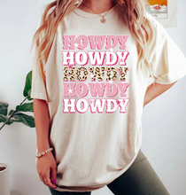 Load image into Gallery viewer, Howdy - Repeat - Pink &amp; Leopard - Design 1