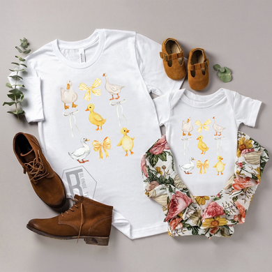 Mommy & Me - Farm - Ducks w/ Bows