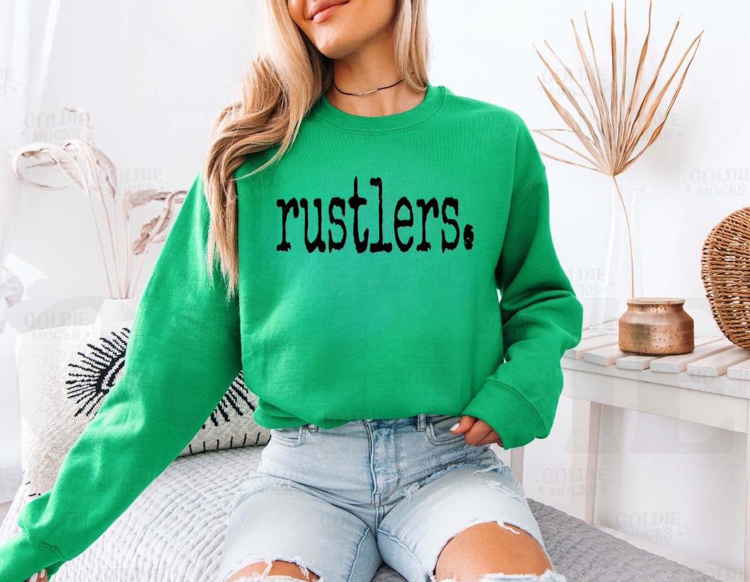 rustlers. typewriter style - Unisex Apparel
