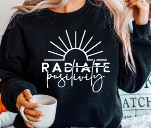 Radiate Positivity - White Ink
