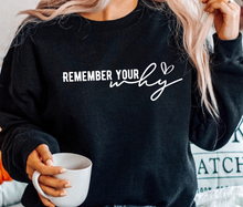 Load image into Gallery viewer, Remember Your Why - White Ink