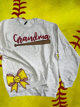 Load image into Gallery viewer, SOFTBALL - Custom Saying w/ Bat and Bow Bottom Right  - Unisex Fit Apparel Youth Mens Womens