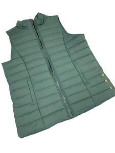 262 - Green Puff Vest