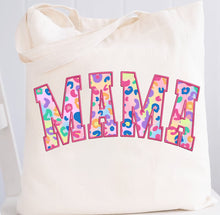 Load image into Gallery viewer, MAMA - Faux Appliqué w/ Pastel Leopard Print