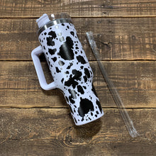 Load image into Gallery viewer, Tumbler w/ Lid &amp; Straw - Tie Dye