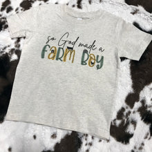 Load image into Gallery viewer, So God Made a Farm Boy - Unisex Fit Apparel Youth Mens Womens