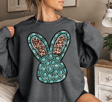 Squash Blossom Bunny w/ Leopard - Unisex Fit Apparel
