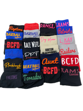 Load image into Gallery viewer, CUSTOM PUFF PRINT - SCHOOL - SPORTS - BUSINESS - STADIUM BLANKETS - THROW - 50x60