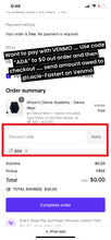Load image into Gallery viewer, Allison’s Dance Academy - Dance Wear - Black Crewneck Sweatshirt / Teal Ink