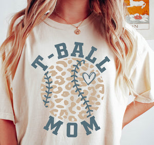T-Ball Mom w/ Leopard