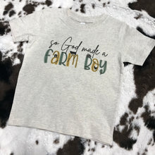 Load image into Gallery viewer, So God Made a Farm Boy - Unisex Fit Apparel Youth Mens Womens