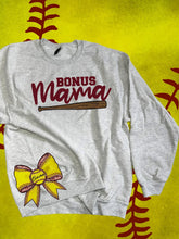 Load image into Gallery viewer, SOFTBALL - Custom Saying w/ Bat and Bow Bottom Right  - Unisex Fit Apparel Youth Mens Womens