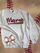 Load image into Gallery viewer, BASEBALL - Custom Saying w/ Bat and Bow Bottom Right  - Unisex Fit Apparel Youth Mens Womens