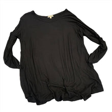 Load image into Gallery viewer, 287 - Black 3/4 Scrunch Sleeve Top