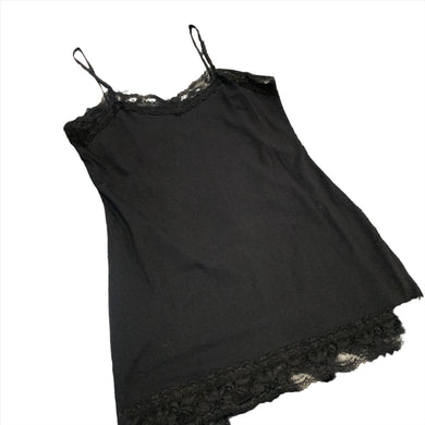 239 - Black Lace Tank - Size 2XL