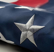 Load image into Gallery viewer, American Flag Outdoor Quality Made USA Flag Embroidered Stars Stitched