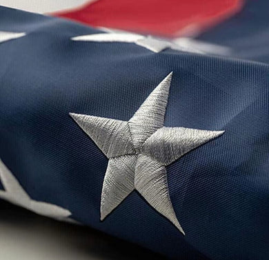 American Flag Outdoor Quality Made USA Flag Embroidered Stars Stitched