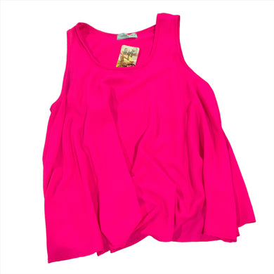 232 - Pink Wide Strap Tank - Size L