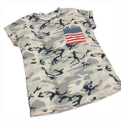 241 - America Camo Tee - Size 2XL